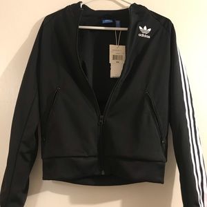 Black adidas jacket never worn